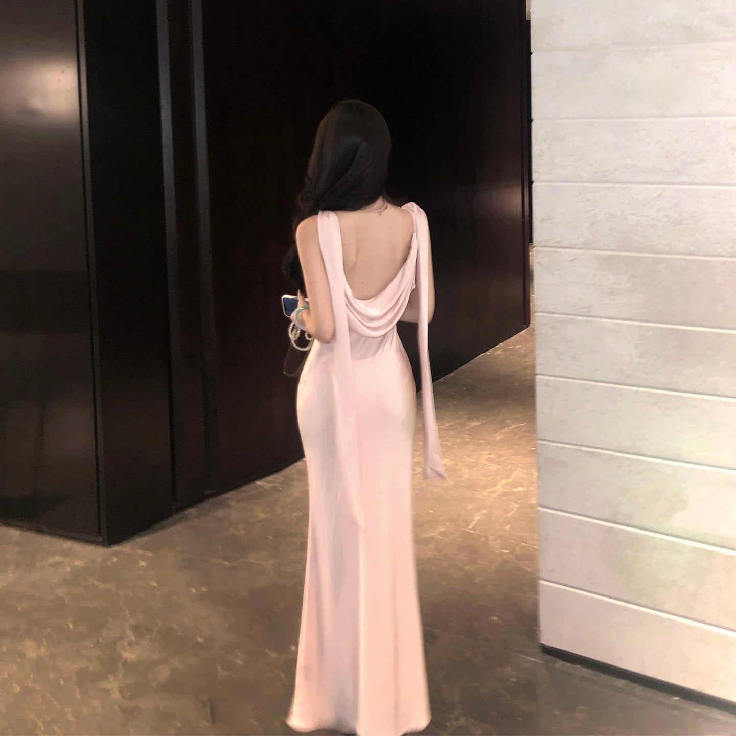 Baby Veil Ribbon Dress