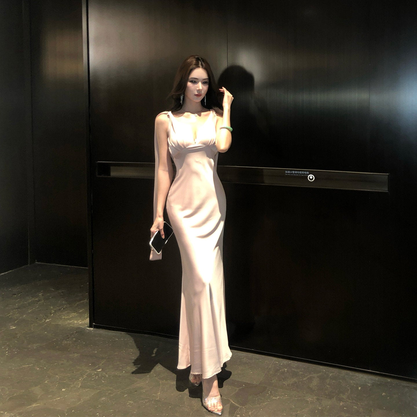 Baby Veil Ribbon Dress