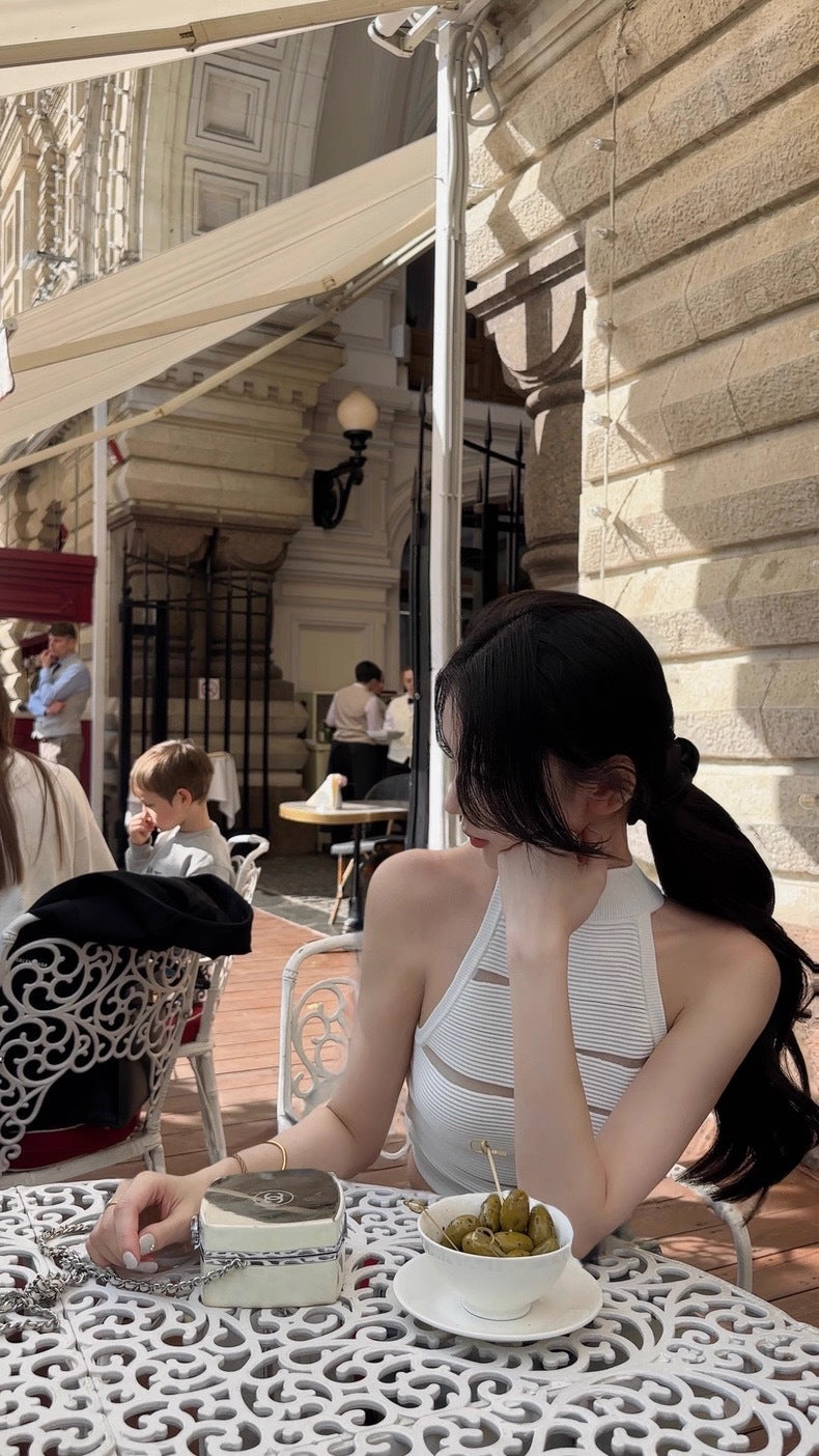 Sculpt Knit Set White