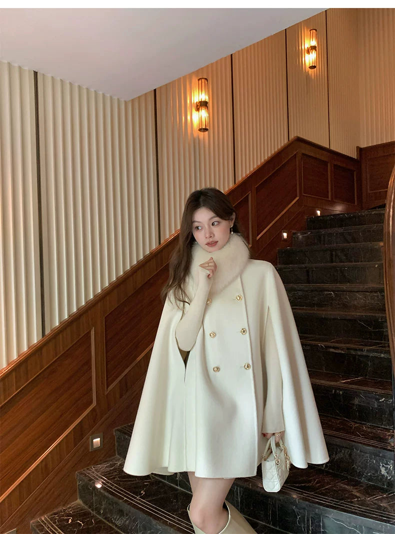 Etoile Fur Cape Coat