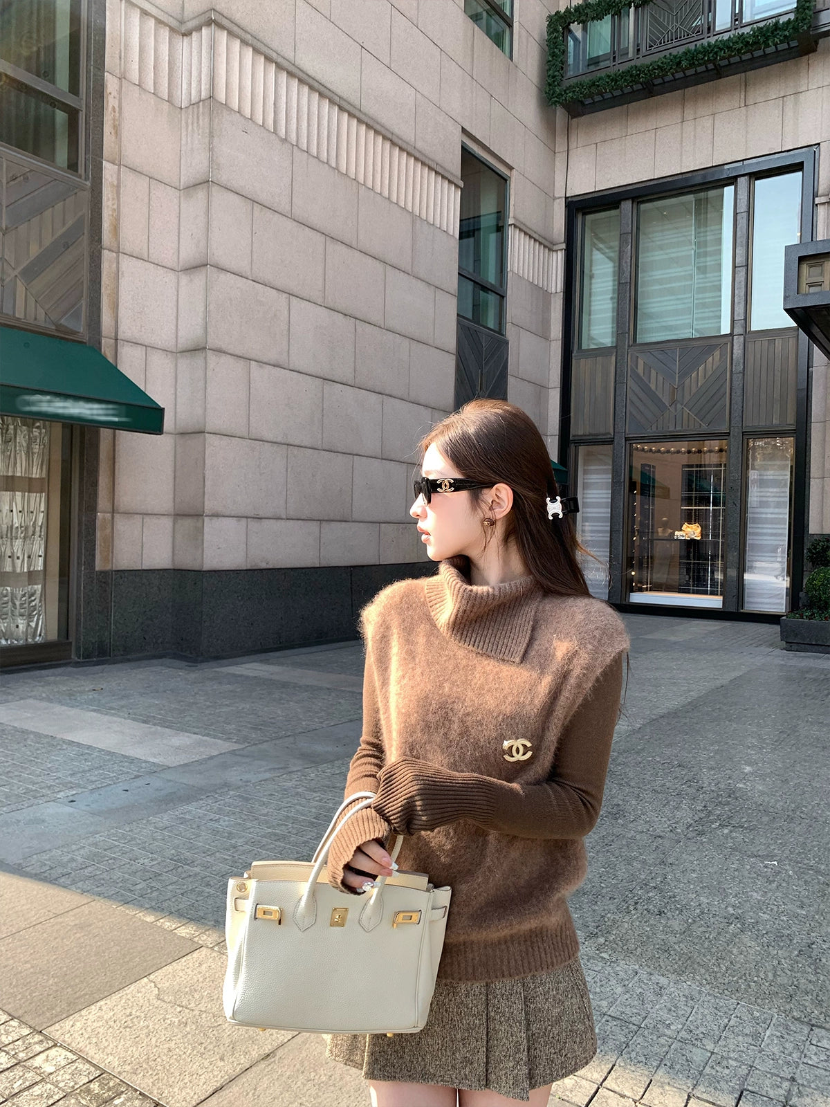 Feather Layer Knit Set