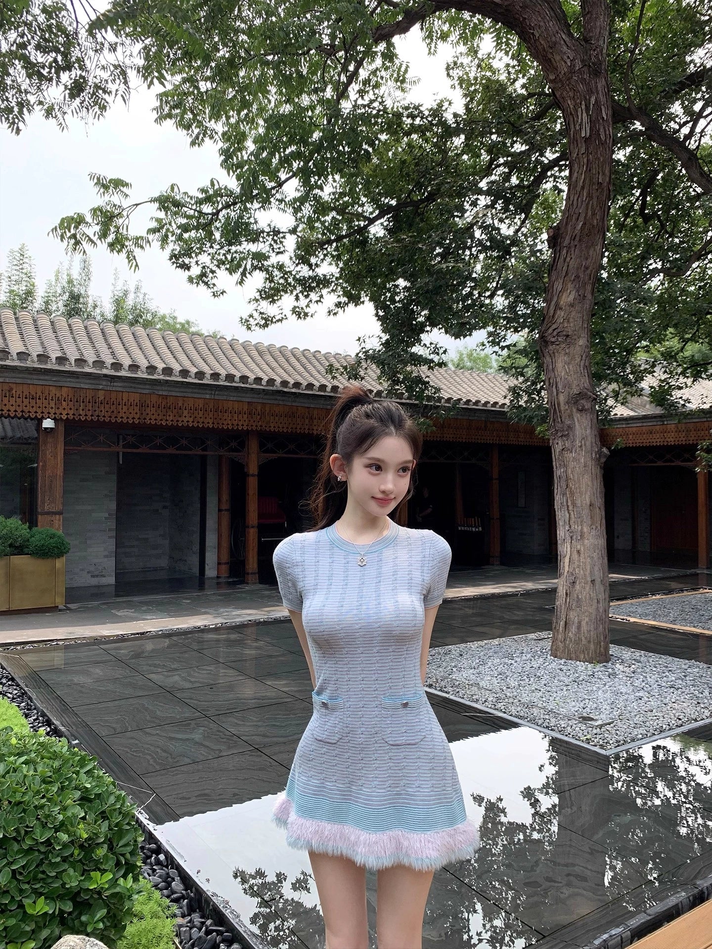 Frosty Whisper Dress