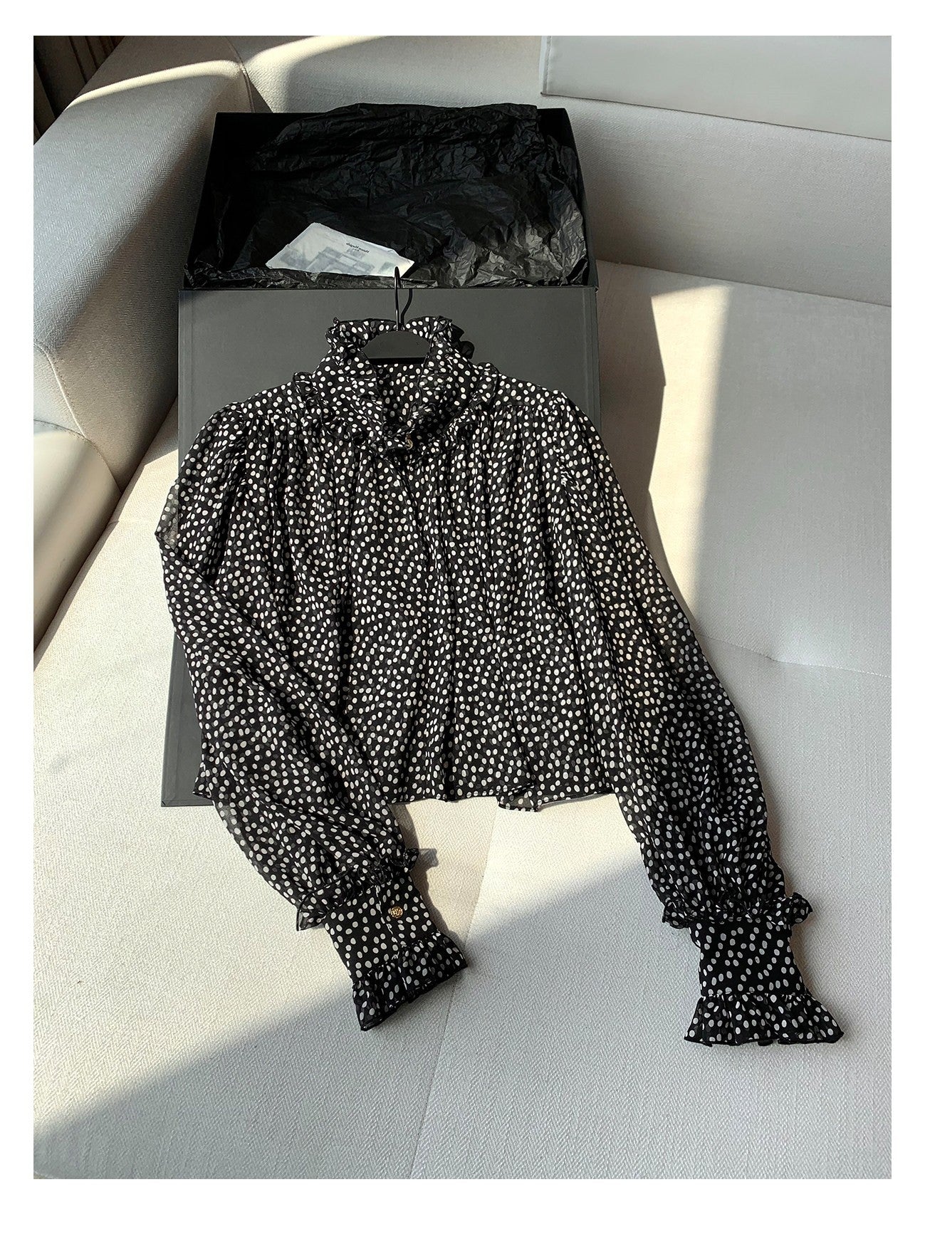 Parisienne Dot Blouse