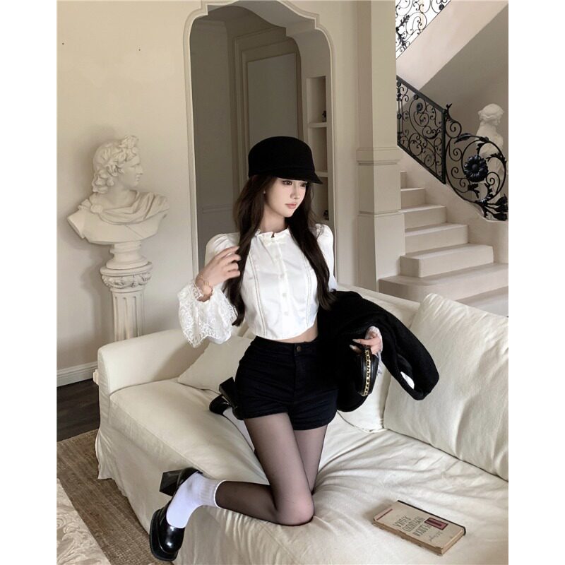 Classic Lady Veil Blouse
