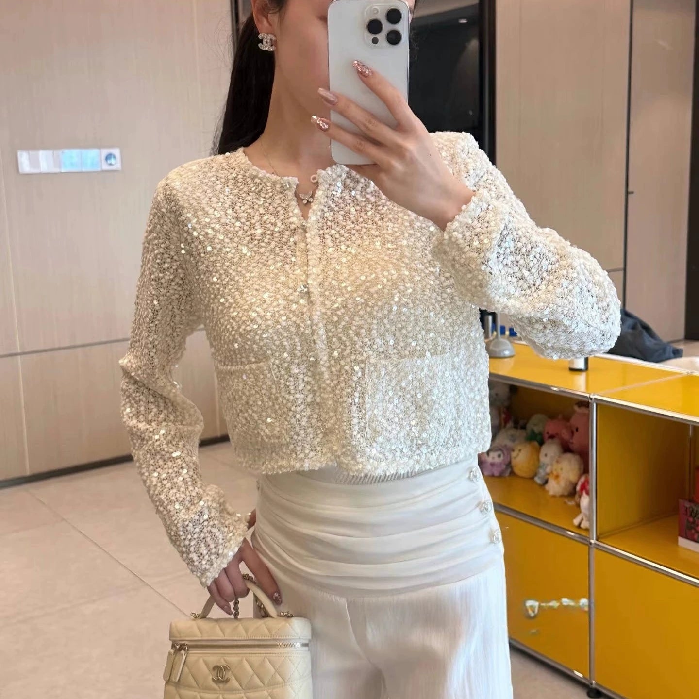 Twinkle Bouclé Cardigan