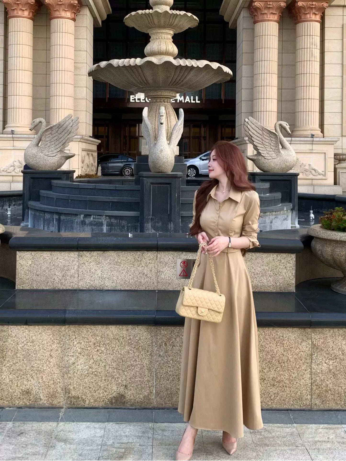 Grace Line Shirt Dress